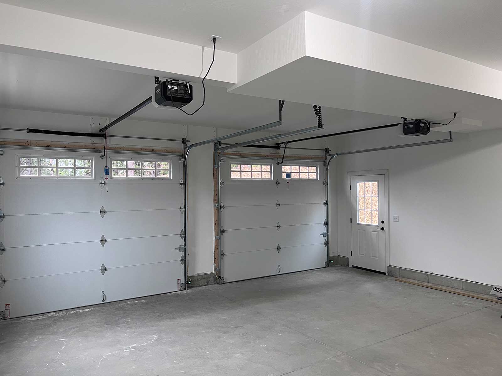 Two car garage